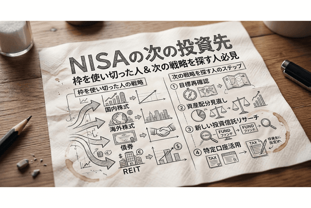NISAの次の投資先｜枠を使い切った人＆次の戦略を探す人必見